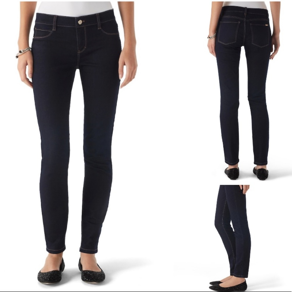 NOIR SKINNY ANKLE JEANS